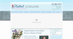 Desktop Screenshot of hubbellfuneralhome.com